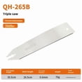 thumbnail image 1 of Wholesale Japanese-Style Double-Sided Hand Saw with SK-5 Frame - Triple Teeth Design for Efficient Woodworking, Portable & User-Friendly Hand Saw for Professionals and Beginners, Includes 265B Saw, 1 of 6