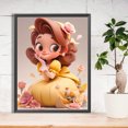 thumbnail image 2 of Pintura de diamante 5D DIY Full Round Drill Belle Home Decor Art Craft (QQ838) Hugtrwg Para estrenar, 2 of 9