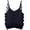 Black, variant on 4-Pack Women's Comfort Cami Bra Pullover Design Seamless Wire Free