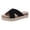 Black, variant on OAVQHLG3B Women's Linen Rope Platform Sandals Outer Wear Casual Sandals Slippers