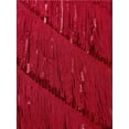 thumbnail image 7 of iiniim Women's Sequins Tassel Fringe Flapper Dance Dresses Ballroom Salsa Cha Cha Dress, 7 of 7