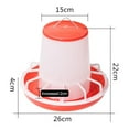 thumbnail image 3 of Comedero automático Zulema para pollos 5x dispensador de alimentos con colgante, 3 of 8