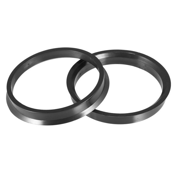 Lot De 4 Anneaux Centrage Moyeu 65,1 Mm à 63,4 Mm - Noir - ABSOPRO - Élimine Vibrations Volant