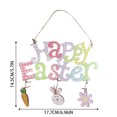 thumbnail image 3 of Hbdhejl Easter Wooden Letter Sign With Adorable Cartoon Bunny – Perfect For Holiday Kids' Room, 3 of 6