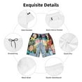 thumbnail image 7 of Rick And Morty Mens Swim Trunks Quick Dry Board Shorts With Mesh Lining, Beach Shorts Swimwear Bathing Suits, 7 of 7