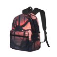 thumbnail image 2 of Daiia Giant Monster Over City School Backpack for Men Women, Unisex Large Waterproof Bookbag Schoolbag Casual Daypack for High School/College/Teens/Travel/Work Black, 2 of 8