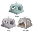 thumbnail image 3 of SUGERYY Removable & Washable Indoor Cat House with Nest, Multi-color, 3 of 5