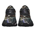 thumbnail image 5 of Back The Blue Police Shoes Women's Fashion Sneakers Tennis Running Shoes for Men Women Black Size 12, 5 of 7