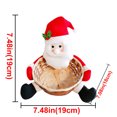thumbnail image 3 of Xihbxyly Ofertas Relámpago de Hoy Prime Cesta de Almacenamiento de Dulces Navideños, Cesta de Almacenamiento de Papá Noel, Regalo Grande, 3 of 3