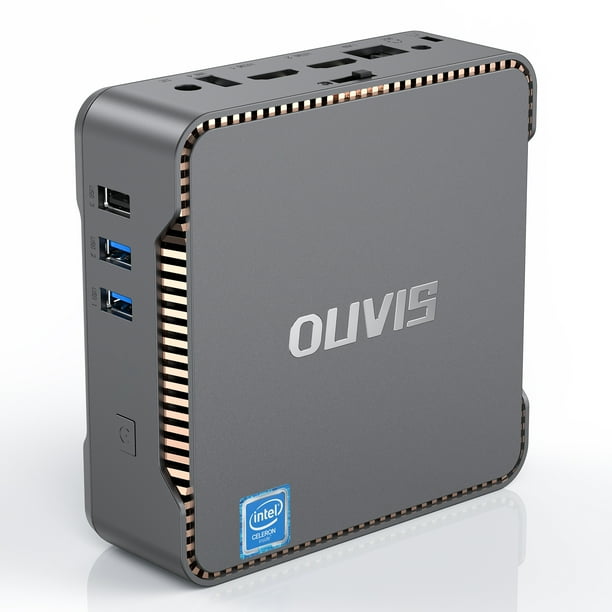 Ouvis Mini PC Desktop Computer, Intel Celeron J4125, 8GB RAM, 256GB SSD