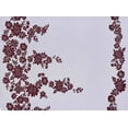 thumbnail image 2 of Zelouf Nemus Glitter Lined Flock Mesh  , Sewing, DIY, Crafts Fabric by the Yard, Wine/rose Gold, 1 Yard, 2 of 2