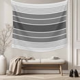 thumbnail image 5 of Gradient Grey Striped Small Tapestry for Bedroom Wall Hanging Tapestry, Simple Farm Stripes Minimalist Ceiling Backdrop Tapestries Poster Blanket Wall Decor for Teens Room Living Room Dorm 23" x 28", 5 of 8