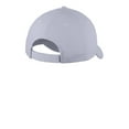 thumbnail image 2 of Port & Company Six Panel Unstructured Twill Cap-One Size (Silver), 2 of 5