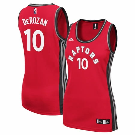 Custom Replica Away Jersey - DeMar DeRozan Toronto Raptors NBA Adidas Red Official Away Road Replica Jersey For Women