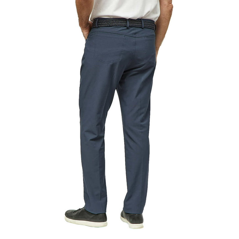 Greg Norman Men's Ultimate 5 Pocket Performance Stretch Pant, Size 40 x 29,  Black 