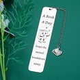 thumbnail image 6 of Friendship Gifts for Women Friends Sisters Sisters Gifts Metal Bookmarks Book Lovers Gifts Back to School Supplies First Day of School Gifts Book Tracing Bookmarks Valentine's Day Gifts, 6 of 6