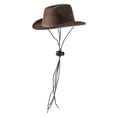 thumbnail image 4 of Sombrero de mascotas perfecl Gorro de disfraz de gato Marrón con correa elástica ajustable, 4 of 8