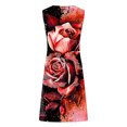 thumbnail image 5 of Puntoco Vestidos Mujer Elegante Casual Versátil Impreso Cuello Redondo Casual Sin Mangas Vestido Con Tirantes, 5 of 5