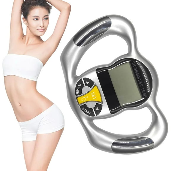 Awwp Scale for Body Weight Handheld Body with Measurement 6 Second Fast Accurate Results Body Composition Tracks % Muscle Water Bone Mass Fitnes Scale with Bmi, Body Fat, Muscle Mass Silver