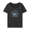 thumbnail image 1 of Camiseta para mujer verano transpirable cuello redondo camisa para vacaciones trabajo señoras regalo L, 1 of 7