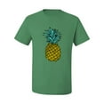 thumbnail image 2 of Wild Bobby, Trendy Tropical Pineapple, Fashion, Men Graphic Tee, Kelly, Small, 2 of 4