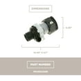 thumbnail image 4 of GE Appliances WD26X23258 Dishwasher Circulation Pump Assembly, 4 of 6