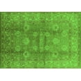 thumbnail image 1 of Ahgly Company Indoor Rectangle Oriental Green Traditional Area Rugs, 2' x 5', 1 of 4