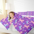 thumbnail image 4 of Castle Fairy Kawaii Unicorn Twin Comforter Sets for Adults,Butterflies Bedding Set, 4 of 8