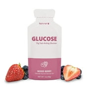 Glucose Liquid Gel, 30 Packets - 15g Fast-Acting Glucose to Raise Low Blood Sugar