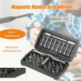 thumbnail image 3 of TMWEFUSC 43 in 1 Magnetic Screwdriver, Ratchet Screwdriver Set Ratchet Screwdriver Repair Tool Kit for Gifts, Home Appliances Electronics, Furniture, Computer, Bicycle, Eyeglass, Watch and DIY, 3 of 8