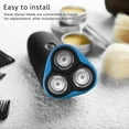 thumbnail image 2 of Tête de Rasoir de Rechange, Cadre Blate pour Philips At750, Bleu, 2 of 5