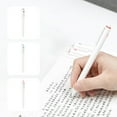 thumbnail image 1 of Meitianfacai 6 Pcs Retractable Gel Ink Pens, 0.5mm Fine Point Tip Black Ink Pen, Comfort Grip Smooth Writing Pen Set for Journaling Note Taking Sketching No Bleed & Smear,Black, 1 of 8