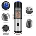 thumbnail image 4 of YOLETO Electric Pepper Mill, Battery Operated Mill with LED Light, Gravity Sensor Automatic Pepper Mill, Adjustable Coarseness, 4 of 8