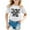 0-White1738, variant on Tiijoy Girls Birthday Shirt Letter Print Short Sleeve Crew Neck T Shirt Tee, Sizes 3-12