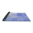 thumbnail image 2 of Ahgly Company Indoor Rectangle Abstract Blue Contemporary Area Rugs, 2' x 3', 2 of 4