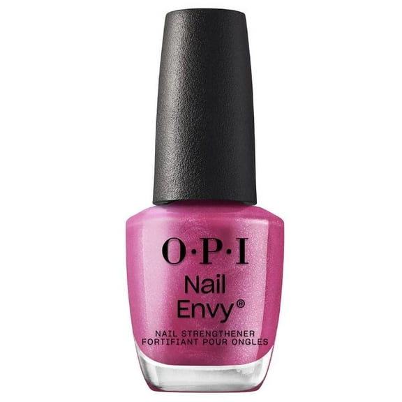OPI Nail Envy Lacquer, Powerful Pink, Nail Polish, 0.5 fl oz