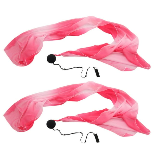 1 par de bolas de tiro Poi de velo , bufanda de seda imitada, cadena ajustable para el vientre 1 Yuyangstore disfraz de danza del vientre para mujer