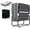 without Headboard, variant on IKIMI Folding Bed with 5" Memory Foam Mattress and Headboard, 75" x 31" Rollaway Bed Portable Foldable Guest Bed with Lockable Wheels