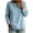 Light Blue, variant on Levmjia Women's Solid Color V Neck Sweater Long Sleeve Button Detail Loose Fit Casual Knit Pullover Top for Fall Winter