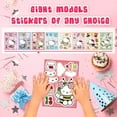 thumbnail image 5 of Hello Kitty DIY Face Stickers, 24 Sheets Hello Kitty DIY Stickers with 8 Styles for Hello Kitty Birthday Party Supplies, DIY Hello Kitty Stickers Birthday Decoration Gifts, 5 of 8