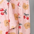 thumbnail image 3 of Wo-Fusoul Ensemble de Pyjama d'Été à Manches Courtes Imprimé pour Enfants, Mélange Coton-Modal, Coupe Ample, Col Rond, Pantalon à Taille Élastique, Tenue d'Intérieur pour Garçons et Filles, 3 of 5