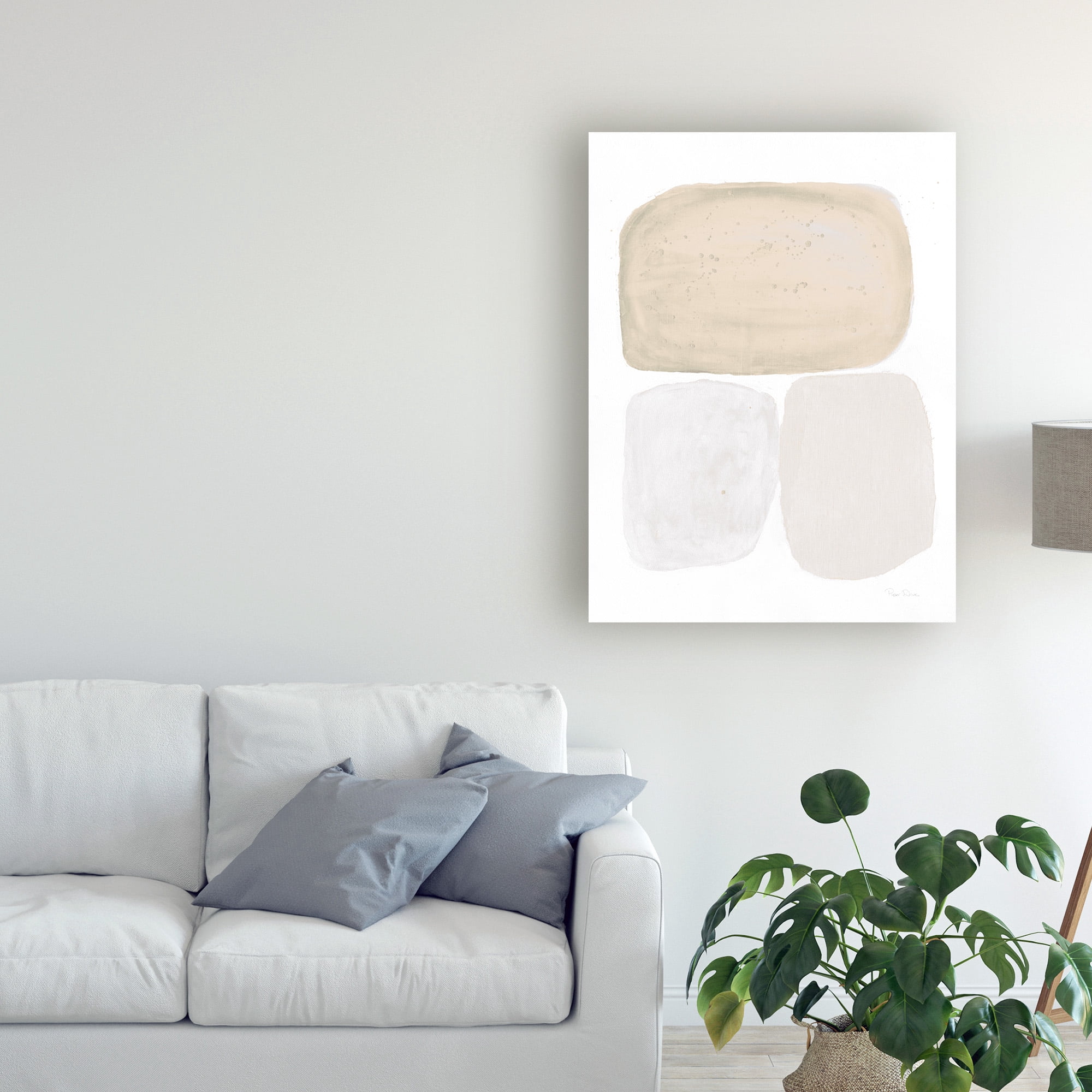 Trademark Fine Art 'Graystone Neutral' Canvas Art by Piper Rhue