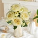 thumbnail image 1 of Decoraciones para San Valentín, adornos para San Valentín, regalos para San Valentín. Ramo de rosas Philippos de 5 ramas, flores de seda simuladas, decoración de mesa y hogar, flores artificiales, ram, 1 of 6
