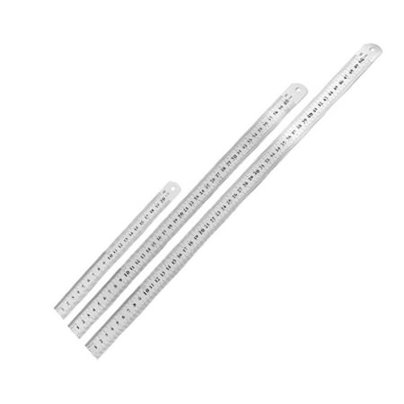 Unique Bargains Dual Side Drafting Measuring Straight Ruler Tool 20cm 40cm 50cm 3 in 1