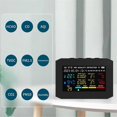 thumbnail image 2 of Air Quality Monitor Indoor, Air Quality Detector, CO2 Monitor Black, 2 of 5