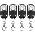 thumbnail image 3 of Télécommande à Clé, Télécommande Sans Fil Universelle pour Porte de Garage de Voiture 433mhz 4pcs Noir, 3 of 5