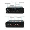 thumbnail image 4 of Digital to Analog Audio Converter with USB Cable Toslink Optical to Analog L/R RCA Audio black, 4 of 5