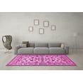 thumbnail image 3 of Ahgly Company Indoor Round Persian Pink Traditional Area Rugs, 4' Round, 3 of 4