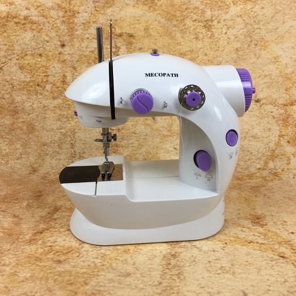 MECOPATH Home Electric Sewing Machine, Portable Sewing Machine for Beginners with Light, Ideal for DIY Crafting and Clothing Repairs
