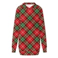 thumbnail image 4 of Christmas Dresses for Women Casual Mini Printed Pullover Sweatshirts Dress with Pockets Christmas Gifts for Women, 4 of 6